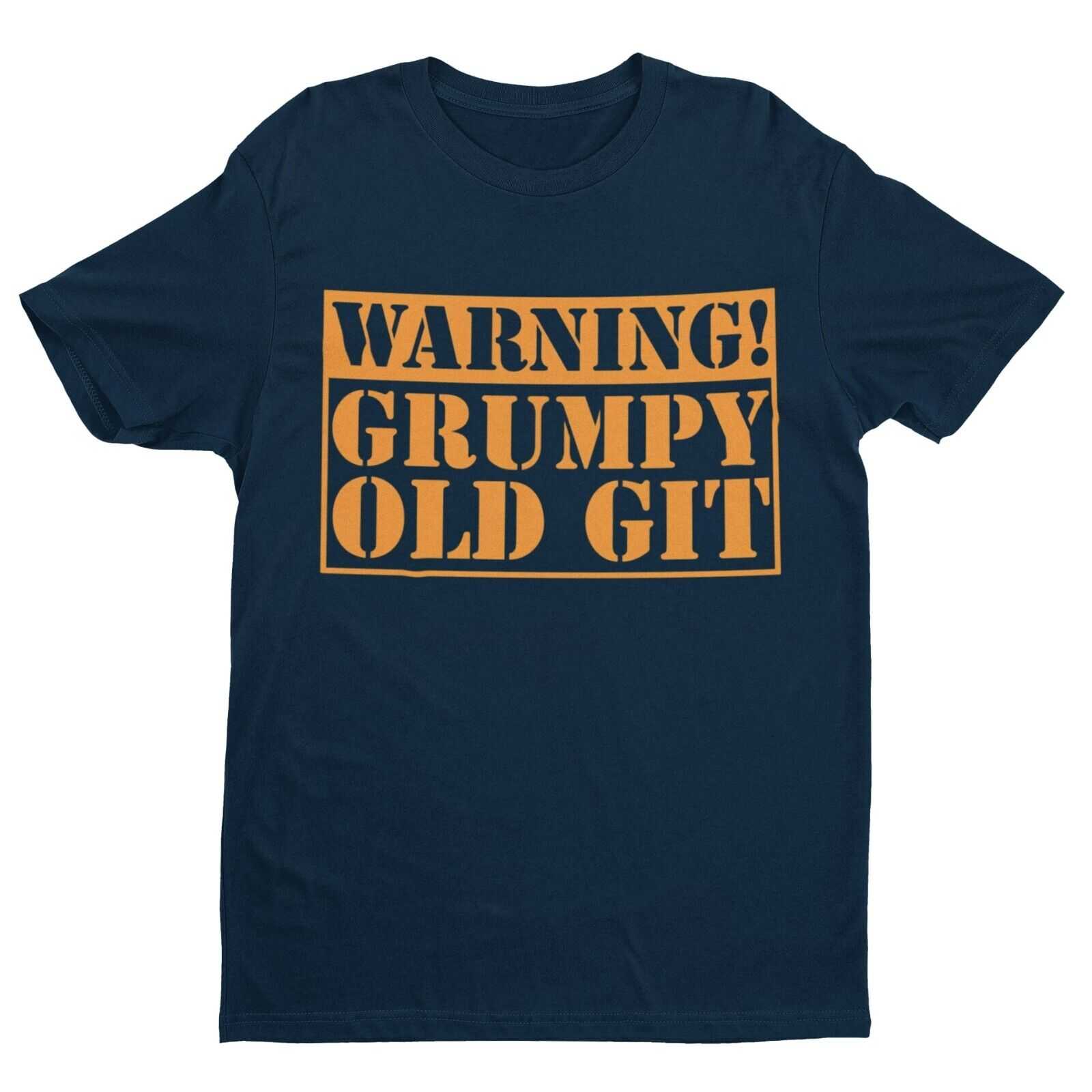 Warning Grumpy Old Git Funny T-Shirt T-Shirt top Old Man Dad Grandad Gift T-Shirt