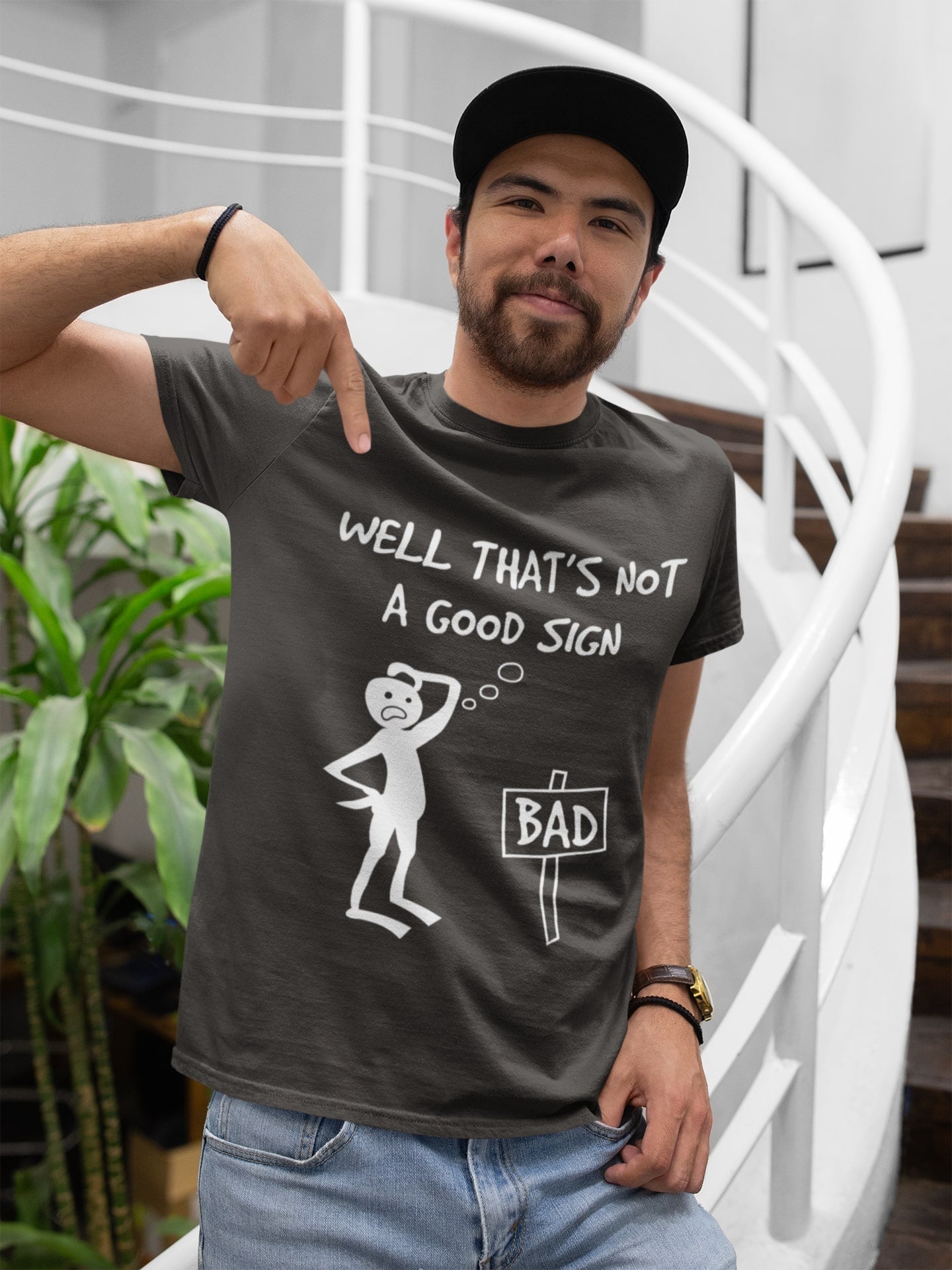 Well This Is Not A Good Sign Funny Meme T-Shirt T-Shirt