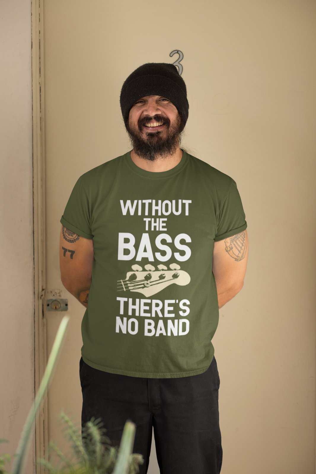 Without The BASS There's No Band Guitar T-Shirt T-Shirt