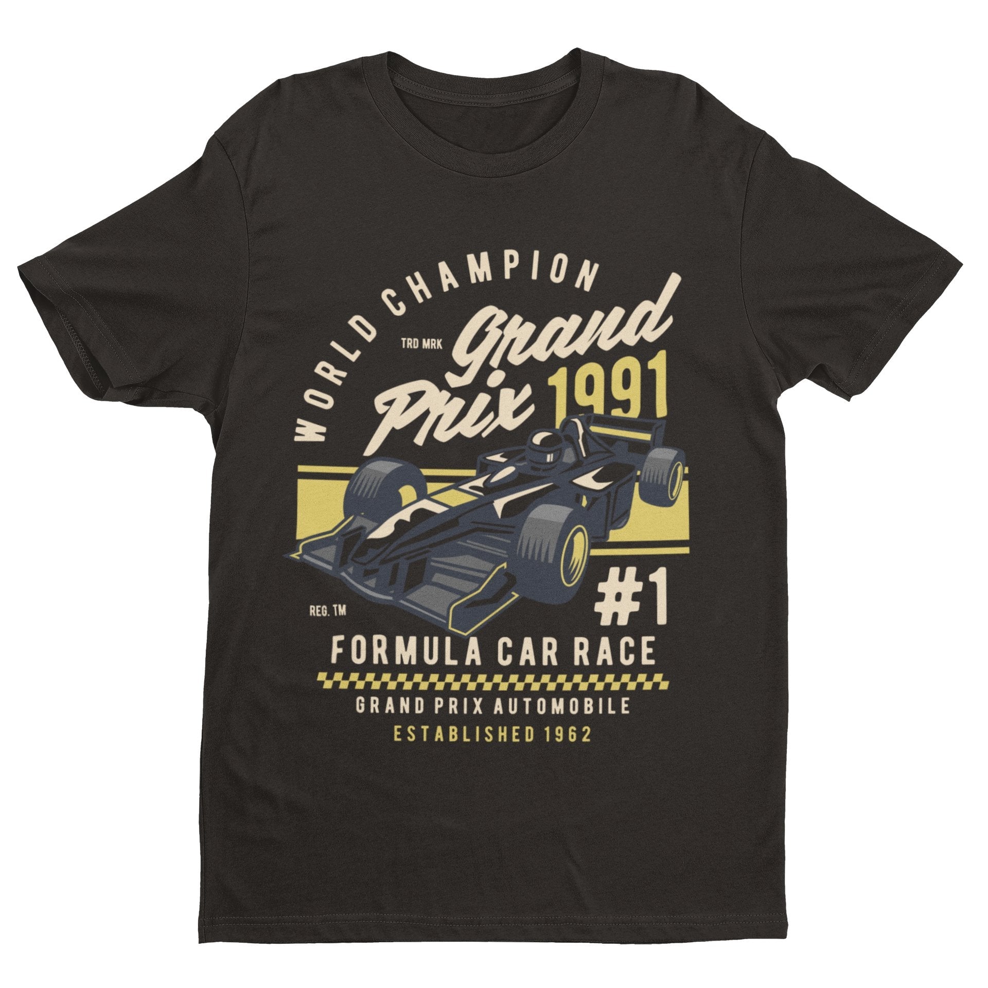 World Champion Grand Prix T-Shirt Motor Racing 1 Formula Car Race 1991 Retro T-Shirt Gift
