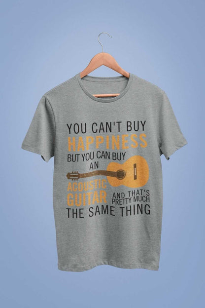 You Can't Buy Happiness But You Can Buy An ACCOUSTIC GUITAR Funny T-Shirt Gift T-Shirt