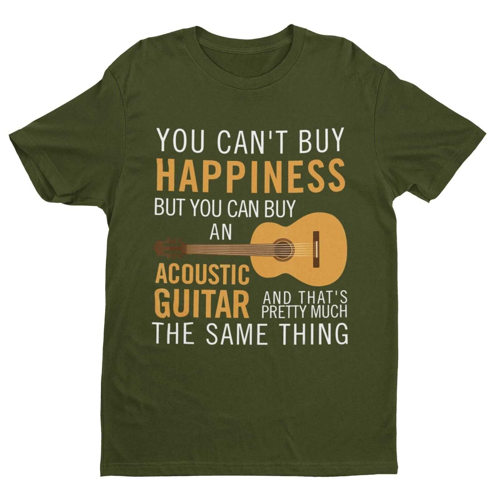 You Can't Buy Happiness But You Can Buy An ACCOUSTIC GUITAR Funny T-Shirt Gift T-Shirt