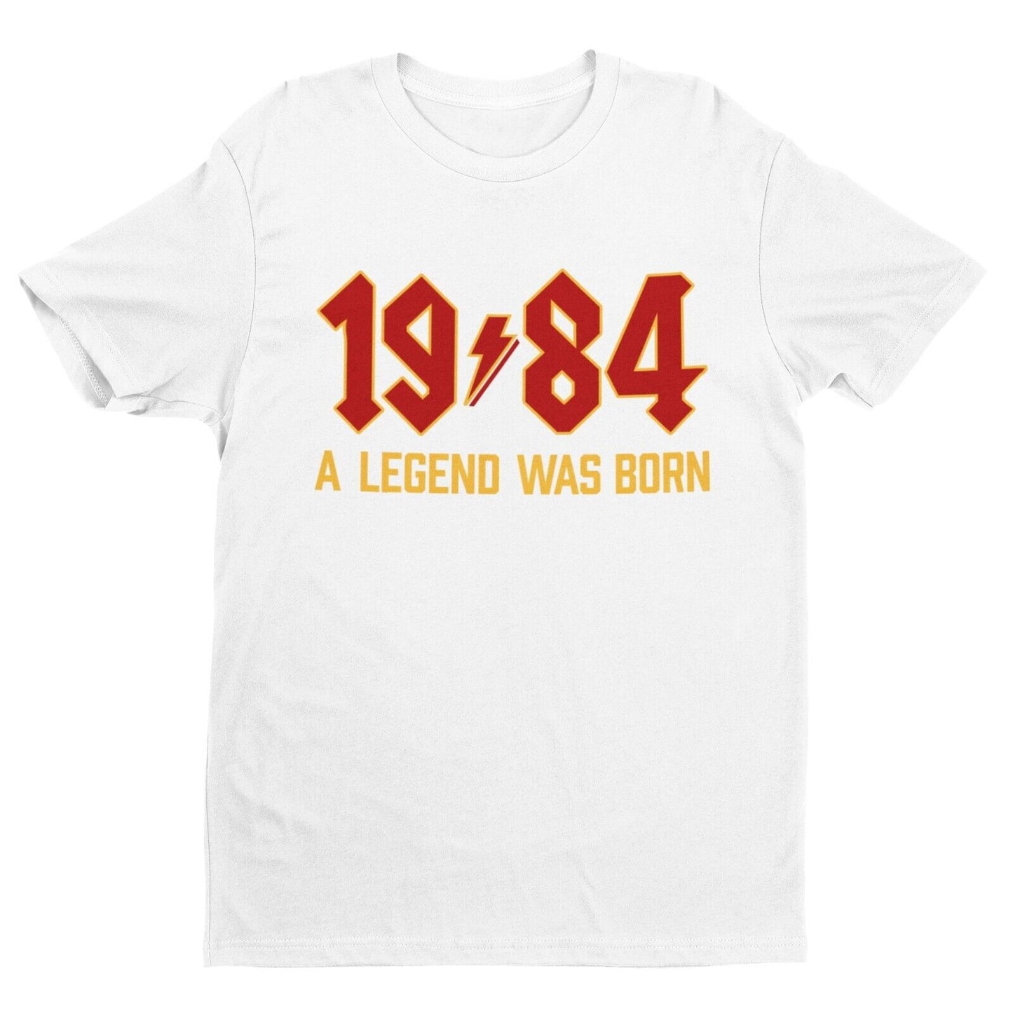 2024 Birthdays Gift40th T Shirt 1984 A Legend Was Born With Name on Back For 2024 Birthda