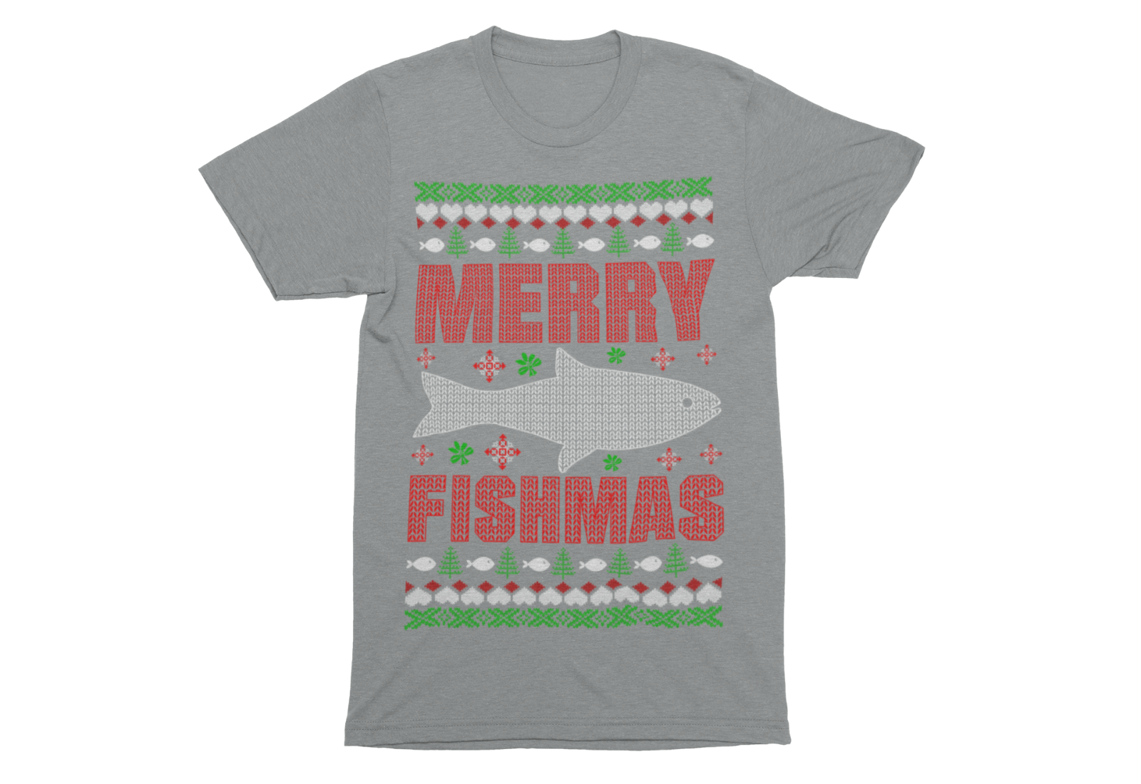 Christmas Fishing T ShirtChristmas Fishing T Shirt Merry Fishmas Xmas Jumper Style Gift For Fis