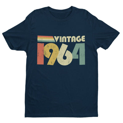60th Birthday in 2024 T Shirt Vintage 1964 Gift Idea Novelty Present Up to 6XL - Galaxy Tees