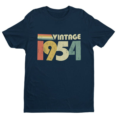 70th Birthday in 2024 T Shirt Vintage 1954 Gift Idea Novelty Present Up to 6XL - Galaxy Tees