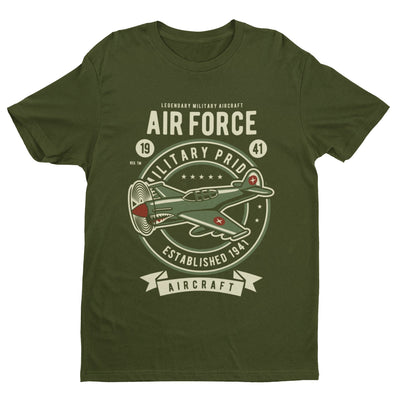 Air Force 1941 Classic Aircraft T Shirt Military Plane Spotter Aeroplane Gift - Galaxy Tees