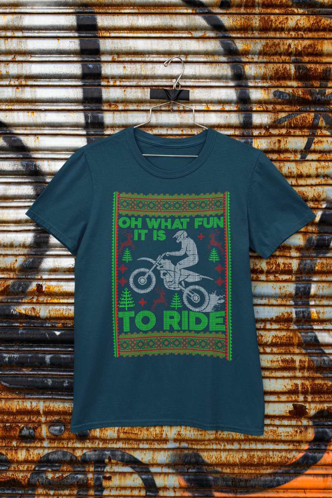 Biker Christmas Gift MotorbikeBiker Christmas Gift Motorbike T Shirt Oh What Fun It Is To Ride jumpe