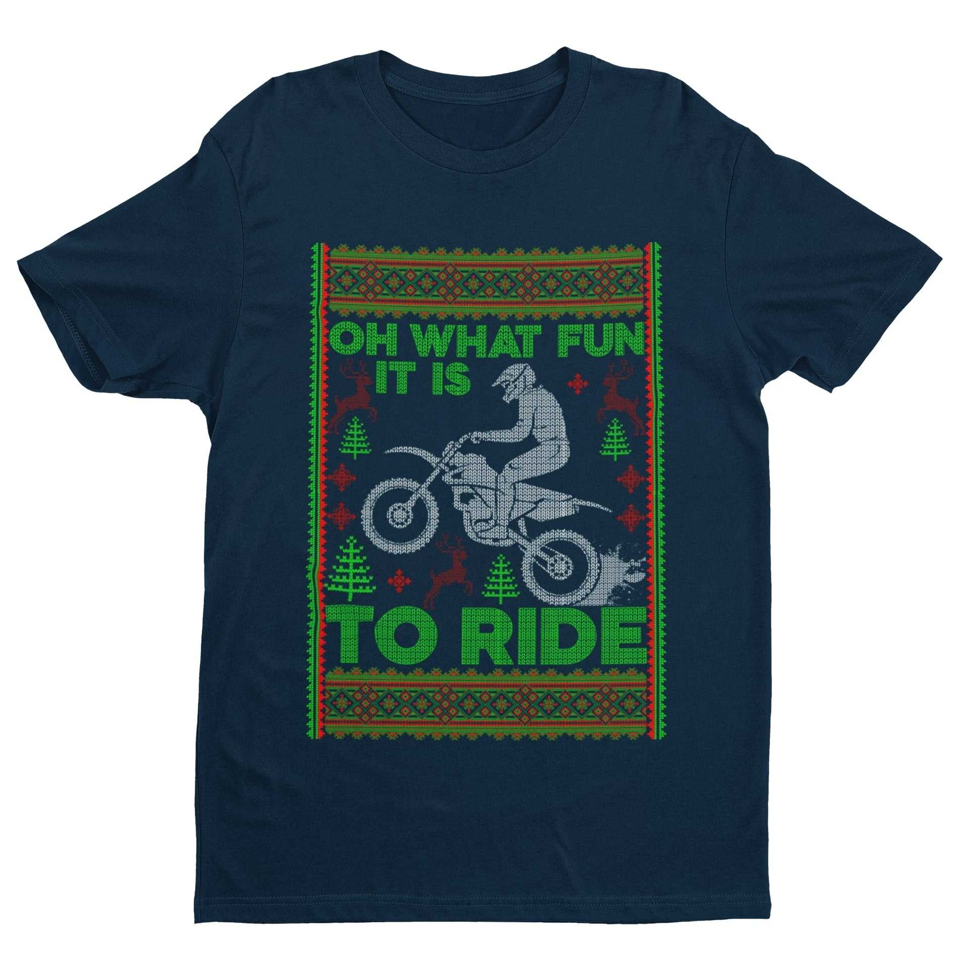 Biker Christmas Gift MotorbikeBiker Christmas Gift Motorbike T Shirt Oh What Fun It Is To Ride jumpe