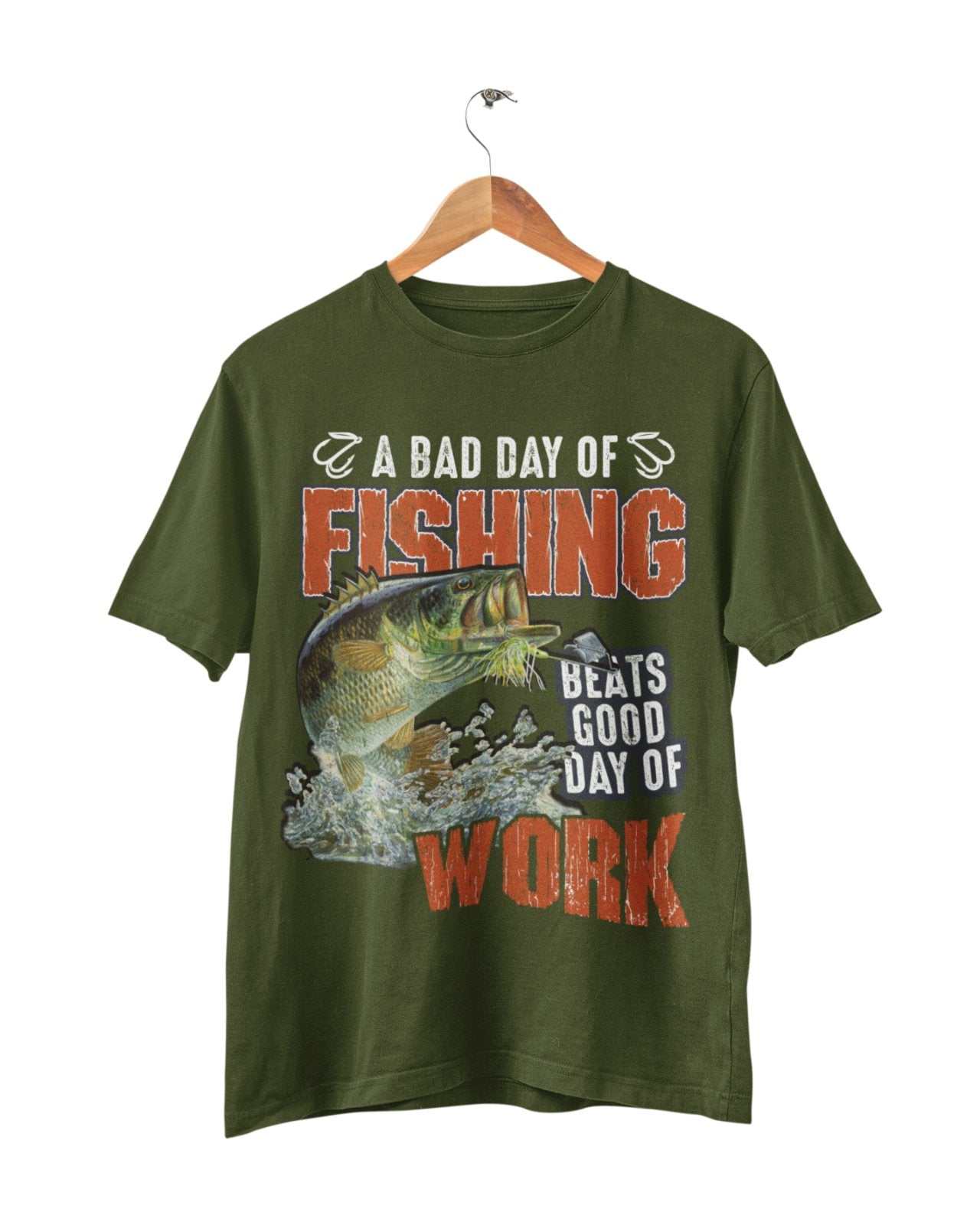 funny fishingFunny Fishing T Shirt A Bad Days Fishing Beats A Good Days Work Gift I