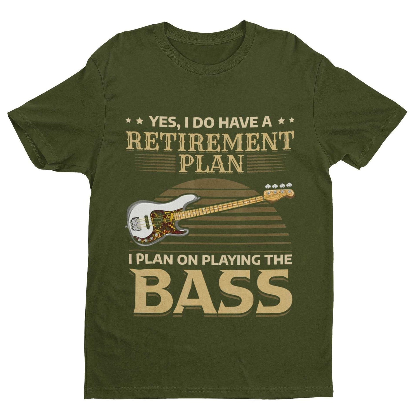 Funny GuitarFunny Guitar T Shirt I Do Have A Retirement Plan I Plan On Playing The