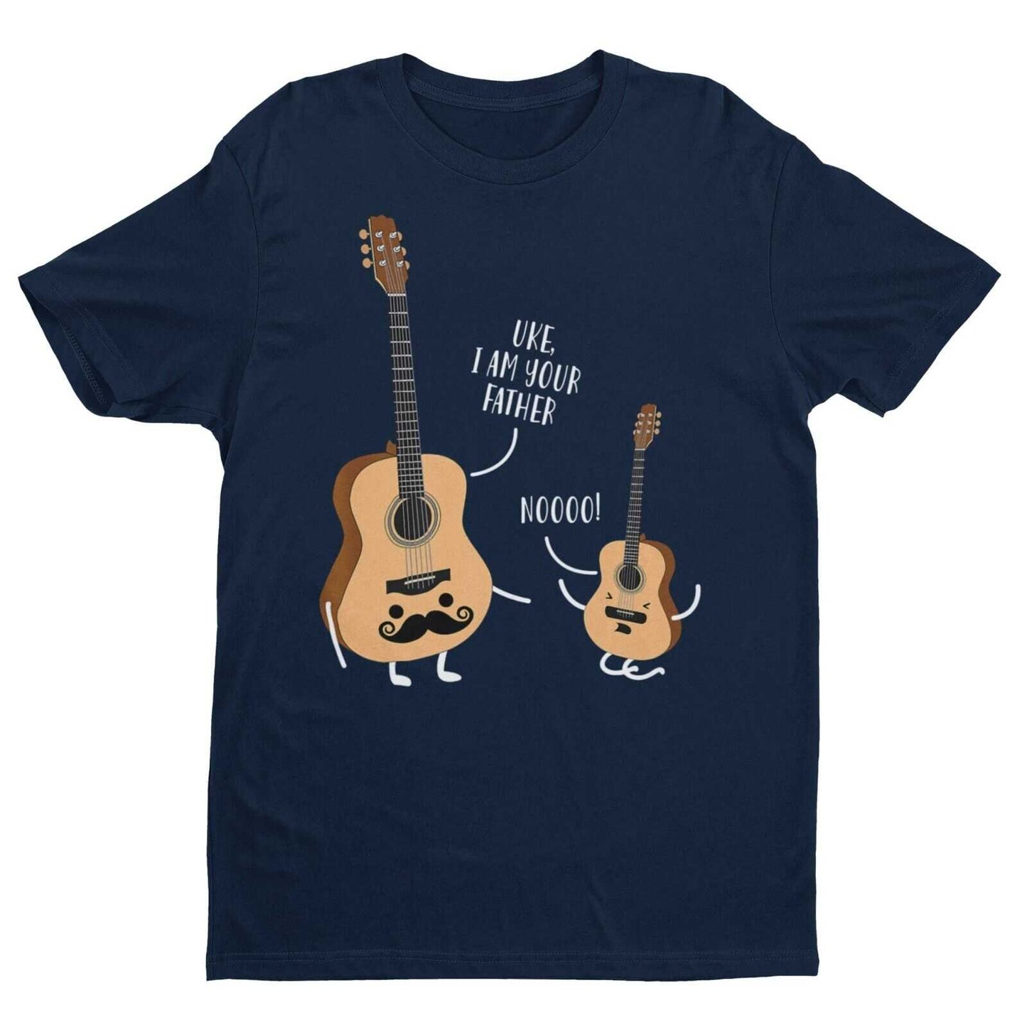 FATHER Wars Star Parody Movie JokeFunny Guitar Ukulele T Shirt UKE I AM YOUR FATHER Wars Star Parody Mov