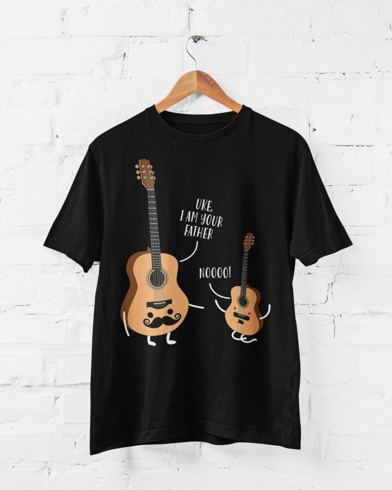 FATHER Wars Star Parody Movie JokeFunny Guitar Ukulele T Shirt UKE I AM YOUR FATHER Wars Star Parody Mov