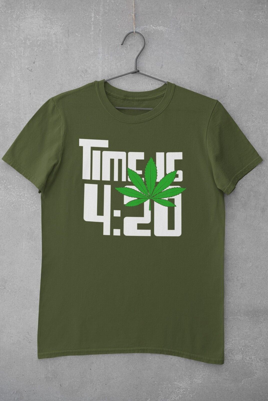 20 420 Toker Gift Idea High Times CanabisFunny Stoner Weed T Shirt TIME IS 4:20 420 Toker Gift Idea High Times 