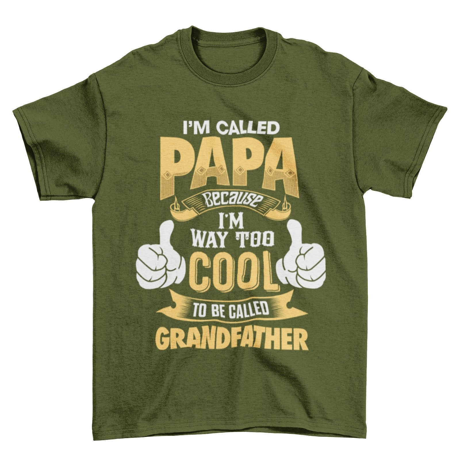 Called Grandfather FunnyI'm Called PAPA Because I'm Way Too Cool To Be Called Grandfather Funn