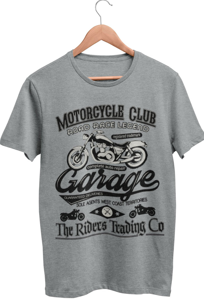 Motorcycle Club Auto Repair Garage Road Race Legend Biker T Shirt Classic - Galaxy Tees