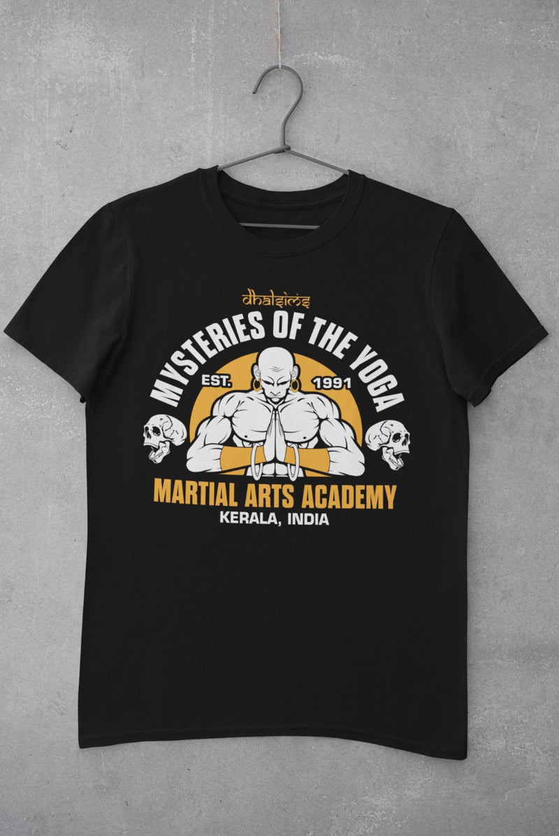 Retro Funny Gaming T Shirt Dhalsim Mysteries Of The Yoga Fighter Street Est 1991 - Galaxy Tees