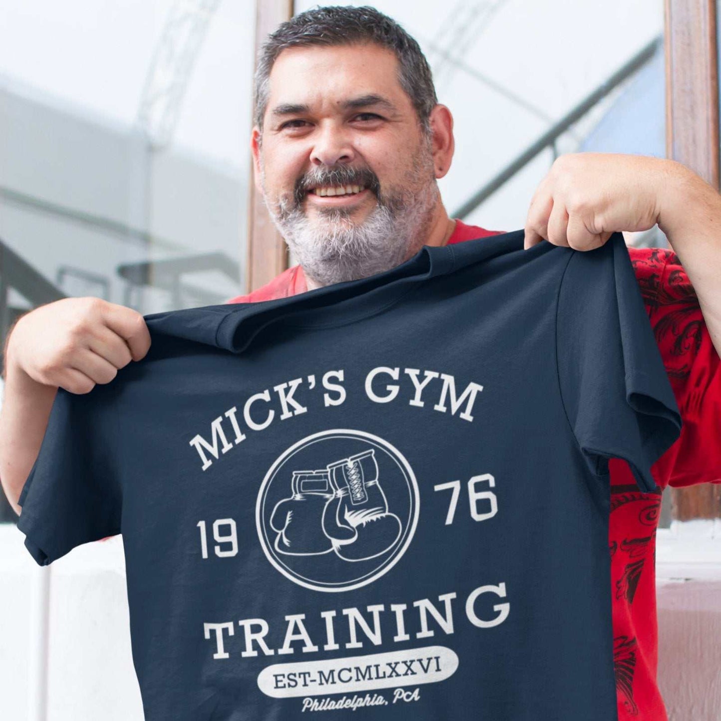 Shirt Movie Rocky Classic Boxing Training Gift Idea DadRetro Mick's Gym 1976 T Shirt Movie Rocky Classic Boxing Training Gift